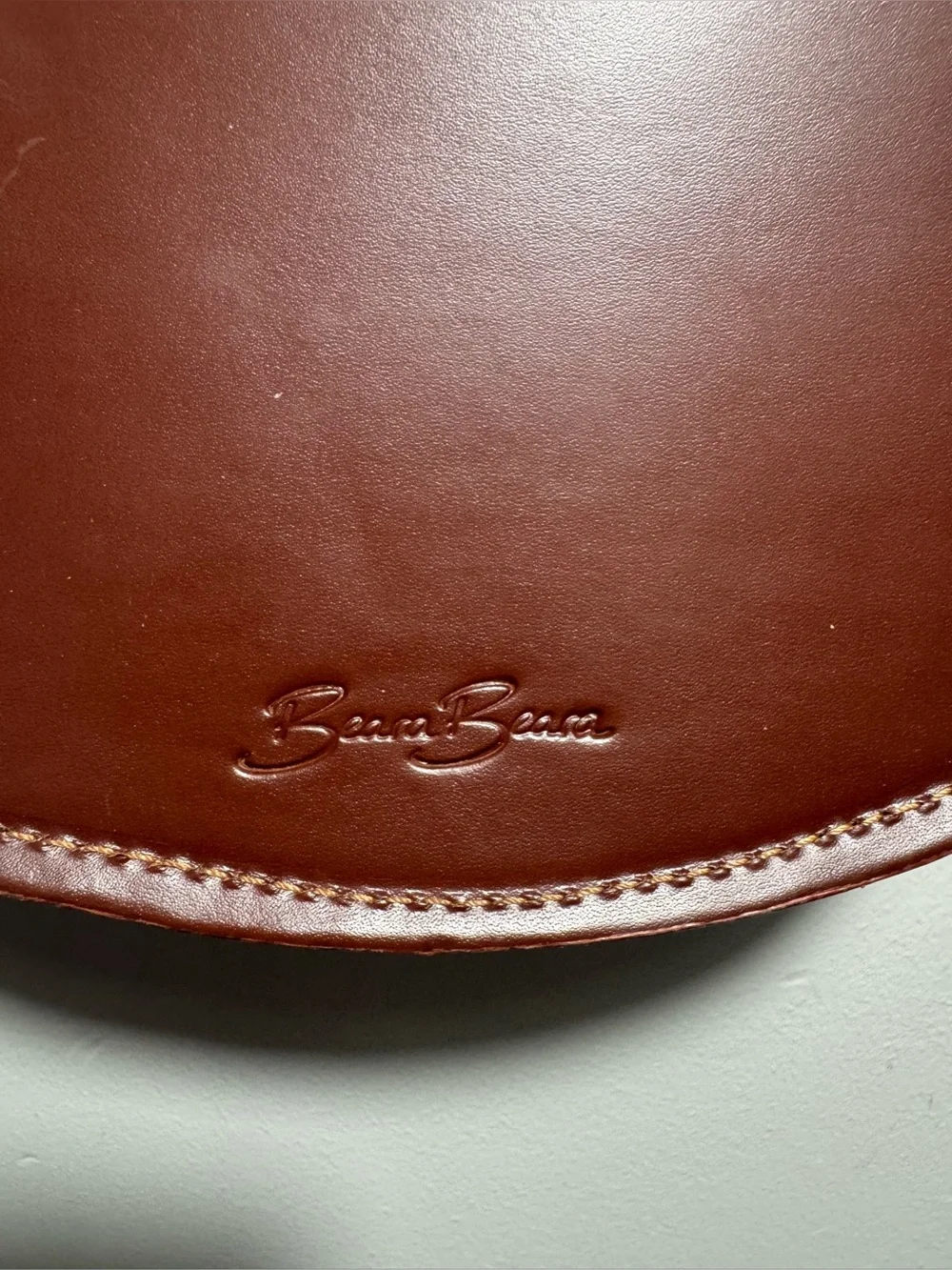 Beara Beara MONITA brown handmade cowhide arc side shoulder bag